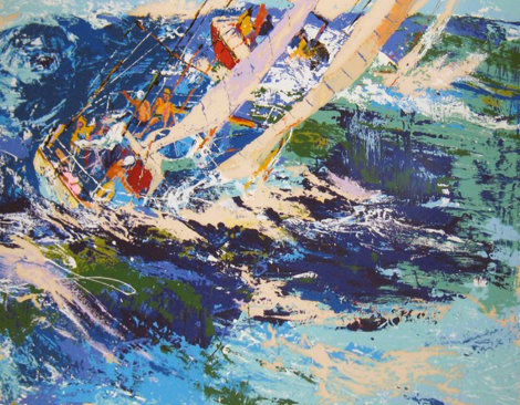 High Sea Sailing 1976 Limited Edition Print - LeRoy Neiman