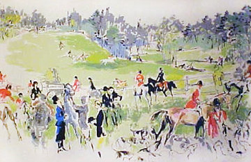Hunter Trials 1977 Limited Edition Print - LeRoy Neiman Hunter Trials 1977 Limited Edition Print - LeRoy Neiman