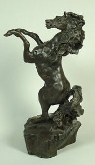 Defiant Bronze Sculpture 1988 Sculpture - LeRoy Neiman Defiant Bronze Sculpture 1988 Sculpture - LeRoy Neiman