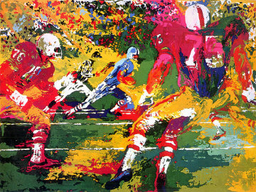 Scramble 1974 Limited Edition Print - LeRoy Neiman Scramble 1974 Limited Edition Print - LeRoy Neiman