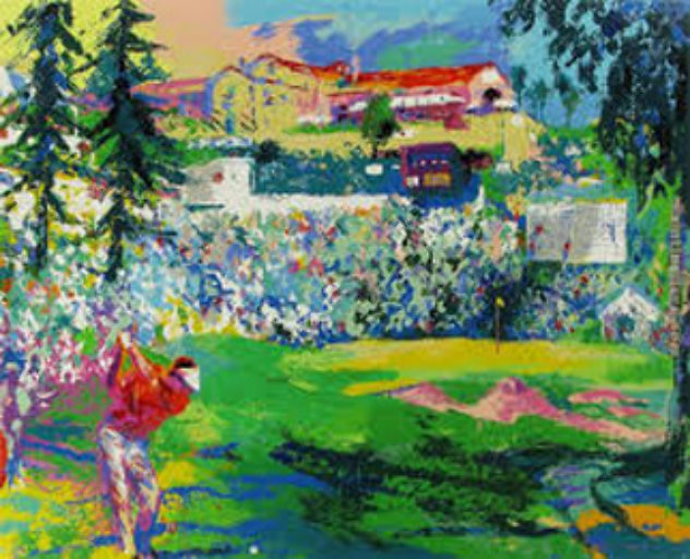 Amphitheater At Riviera  1991 - Los Angeles, California - Golf Limited Edition Print by LeRoy Neiman