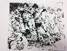 Soccer Etching 1980 Limited Edition Print by LeRoy Neiman - 1