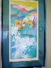 Downhill Skier 1973 - Skiing Limited Edition Print by LeRoy Neiman - 1