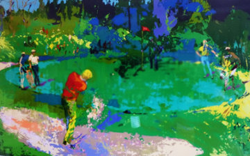 Golf Threesome 1980 Limited Edition Print - LeRoy Neiman Golf Threesome 1980 Limited Edition Print - LeRoy Neiman