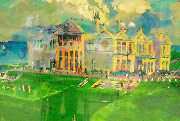 Clubhouse At Old St. Andrews 1987 - U,S. Open!  Limited Edition Print - LeRoy Neiman