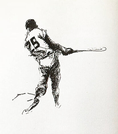 From the Baseball Suite: Hit AP 1972 Limited Edition Print - LeRoy Neiman