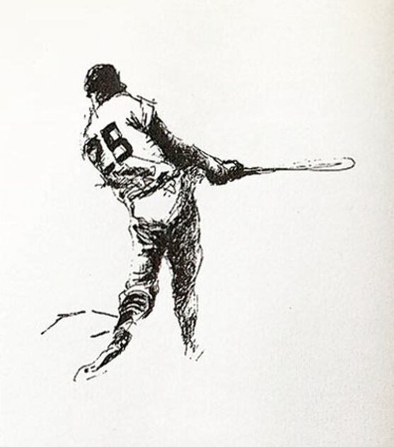 From the Baseball Suite: Hit AP 1972 Limited Edition Print by LeRoy Neiman