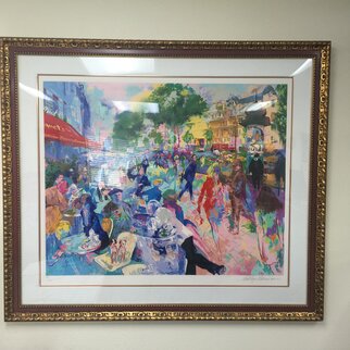 Cafe Fouquets 1993 Limited Edition Print - LeRoy Neiman Cafe Fouquets 1993 Limited Edition Print - LeRoy Neiman