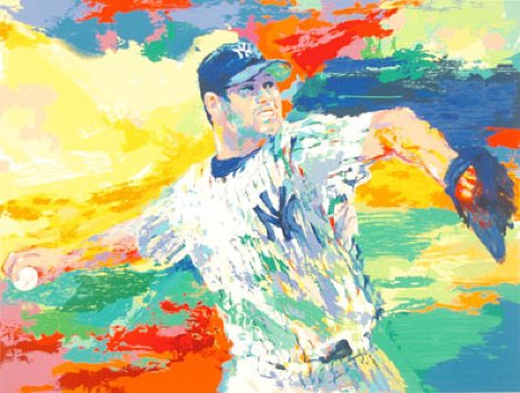Rocket Roger Clemens 2003 HS by Roger Limited Edition Print - LeRoy Neiman