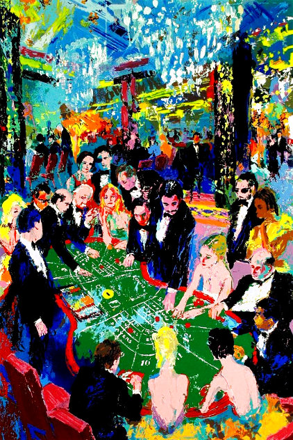 Baccarat 1994 Limited Edition Print by LeRoy Neiman