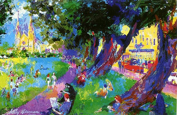 Washington Square 2003 (New York) Limited Edition Print - LeRoy Neiman Washington Square 2003 (New York) Limited Edition Print - LeRoy Neiman