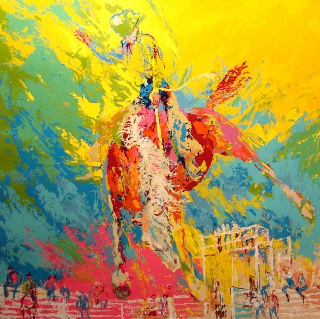 Bucking Bronco 1977 Limited Edition Print by LeRoy Neiman