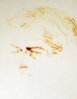Ted Kennedy 1969 Drawing 22x26 Drawing - LeRoy Neiman Ted Kennedy 1969 Drawing 22x26 Drawing - LeRoy Neiman