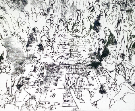 Eaux Fortes: Game of Life 1980 Limited Edition Print - LeRoy Neiman