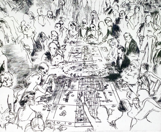 Eaux Fortes: Game of Life 1980 Limited Edition Print by LeRoy Neiman