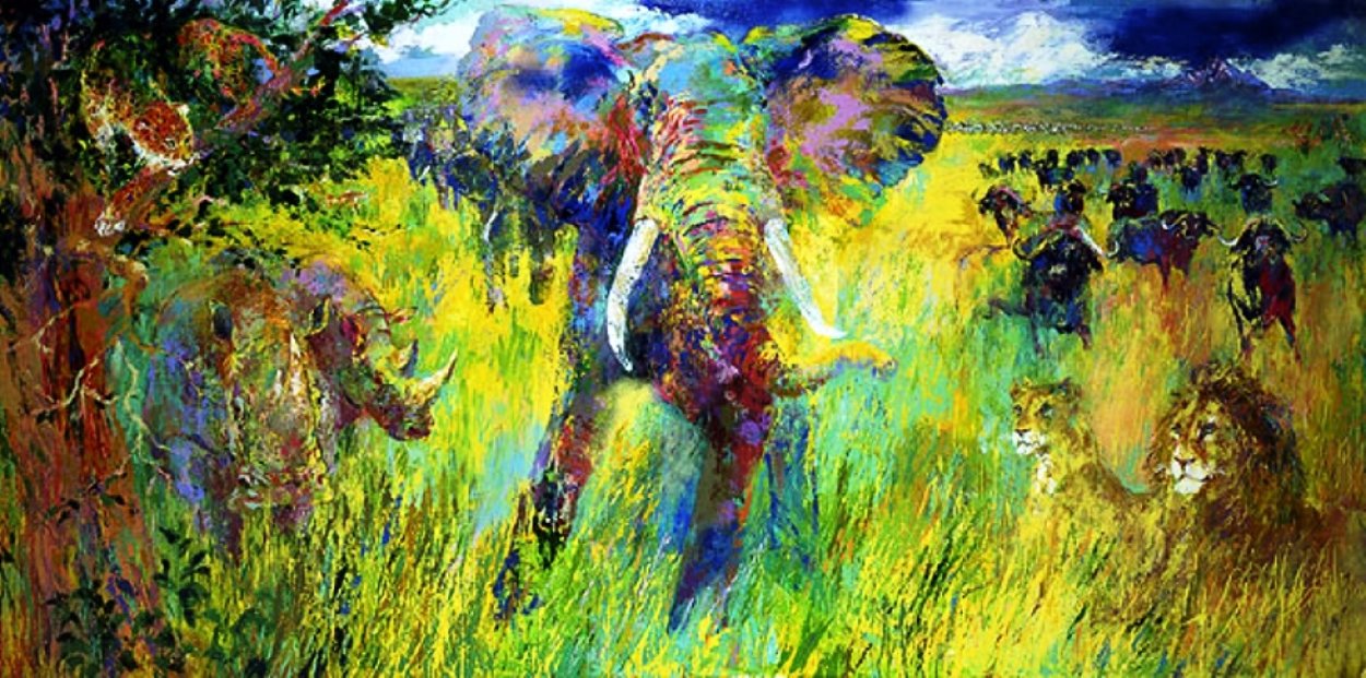 Big Five 2001 Limited Edition Print by LeRoy Neiman
