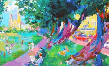 Washington Square Park 2003 Limited Edition Print - LeRoy Neiman Washington Square Park 2003 Limited Edition Print - LeRoy Neiman