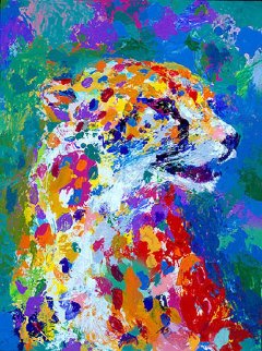 Portrait of a Cheetah 2004 Limited Edition Print - LeRoy Neiman Portrait of a Cheetah 2004 Limited Edition Print - LeRoy Neiman