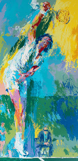 Sun Serve 1976 Limited Edition Print - LeRoy Neiman Sun Serve 1976 Limited Edition Print - LeRoy Neiman