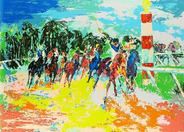 Florida Racing AP 1974 Limited Edition Print - LeRoy Neiman Florida Racing AP 1974 Limited Edition Print - LeRoy Neiman