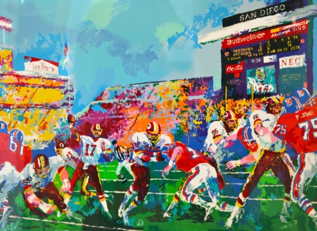 In the Pocket AP 1988 Limited Edition Print by LeRoy Neiman In the Pocket AP 1988 Limited Edition Print by LeRoy Neiman