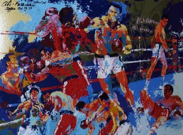 Homage to Ali 1991 Limited Edition Print - LeRoy Neiman Homage to Ali 1991 Limited Edition Print - LeRoy Neiman