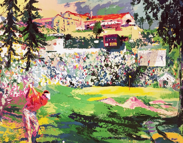 Amphitheater At Riviera Golf Course 1992 Limited Edition Print by LeRoy Neiman Amphitheater At Riviera Golf Course 1992 Limited Edition Print by LeRoy Neiman