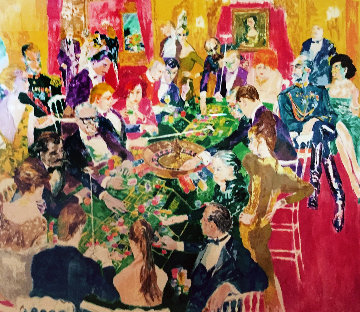 Baden Baden 1987 Limited Edition Print - LeRoy Neiman Baden Baden 1987 Limited Edition Print - LeRoy Neiman