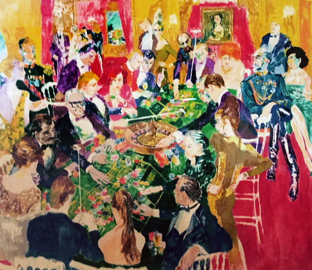 Baden Baden 1987 Limited Edition Print by LeRoy Neiman Baden Baden 1987 Limited Edition Print by LeRoy Neiman