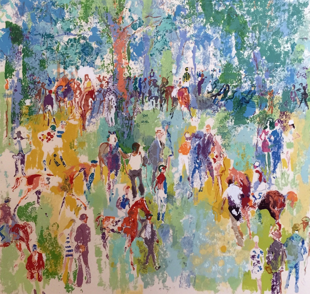 Paddock AP 1974 Limited Edition Print by LeRoy Neiman Paddock AP 1974 Limited Edition Print by LeRoy Neiman