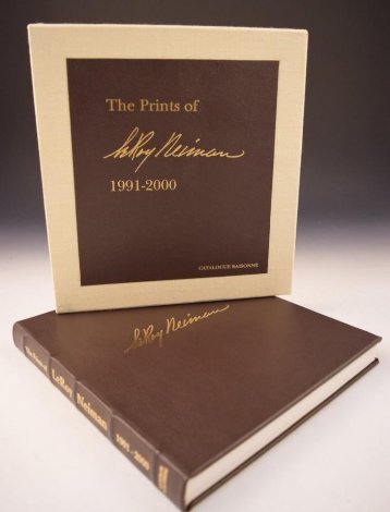 Prints of Leroy Neiman (Book) 1991-2000 Hand Signed Other - LeRoy Neiman