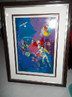 Satellite Football Limited Edition Print by LeRoy Neiman - 1
