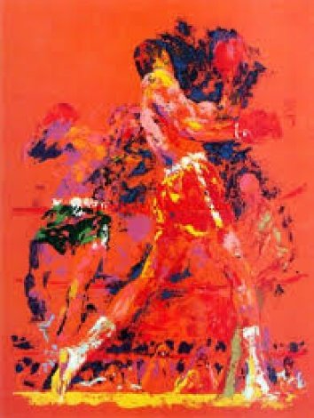 Red Boxers Limited Edition Print - LeRoy Neiman