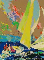 Normandy Sailing 1980 Limited Edition Print by LeRoy Neiman - 0 Normandy Sailing 1980 Limited Edition Print by LeRoy Neiman - 0