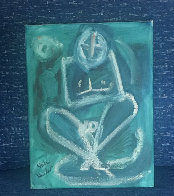 Man 2010 12x9 Original Painting by Neith Nevelson - 1 Man 2010 12x9 Original Painting by Neith Nevelson - 1
