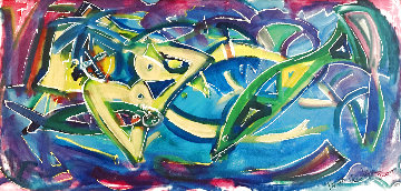 Untitled Painting 2000 26x53 Super Huge Original Painting - Neith Nevelson Untitled Painting 2000 26x53 Super Huge Original Painting - Neith Nevelson