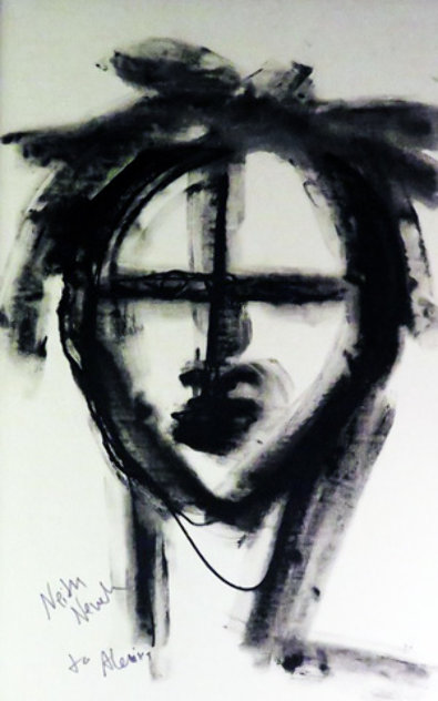 Face 2014 27x19 Original Painting by Neith Nevelson