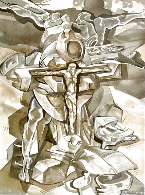 Heart of Christ 1995 Framed Limited Edition Lithograph on Canvas