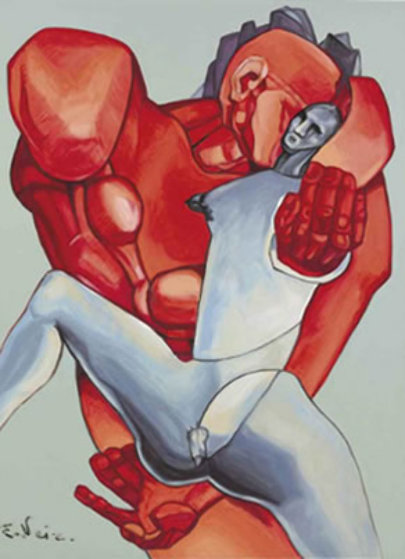 Pygmalion and Galatea 1988 Original Painting by Ernst Neizvestny Pygmalion and Galatea 1988 Original Painting by Ernst Neizvestny