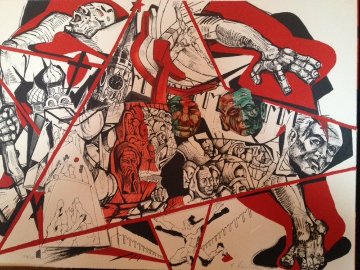 Through the Wall Suite of 5 1990 Limited Edition Print - Ernst Neizvestny Through the Wall Suite of 5 1990 Limited Edition Print - Ernst Neizvestny