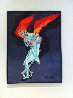Death 1989 49x37 Original Painting by Ernst Neizvestny - 1 Death 1989 49x37 Original Painting by Ernst Neizvestny - 1