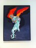 Death 1989 49x37 - Huge Original Painting by Ernst Neizvestny - 1