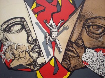 Man Through the Wall, Suite of 5 Lithographs PP Limited Edition Print - Ernst Neizvestny Man Through the Wall, Suite of 5 Lithographs PP Limited Edition Print - Ernst Neizvestny