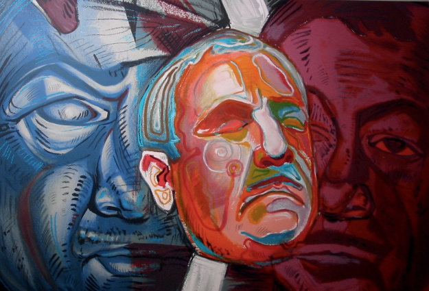 Triple Self Portrait 1991 Limited Edition Print by Ernst Neizvestny Triple Self Portrait 1991 Limited Edition Print by Ernst Neizvestny