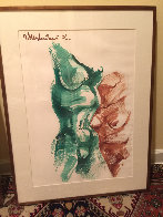 Female Seduction 2 1976 22x30 Original Painting by Ernst Neizvestny - 1 Female Seduction 2 1976 22x30 Original Painting by Ernst Neizvestny - 1