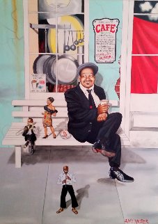 New Orleans Portrait 2004 48x36 Original Painting - Amy Nelder New Orleans Portrait 2004 48x36 Original Painting - Amy Nelder
