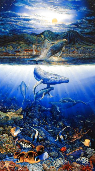 Two Worlds Today 2003 Limited Edition Lithograph by Robert Lyn
