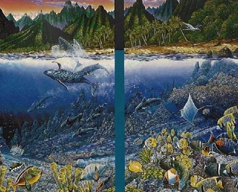 Maui Diptych 1987 Limited Edition Print - Robert Lyn Nelson