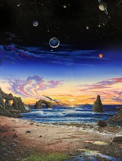 Every Night Has Its Dawn 1989 w Remarque Limited Edition Print - Robert Lyn Nelson Every Night Has Its Dawn 1989 w Remarque Limited Edition Print - Robert Lyn Nelson