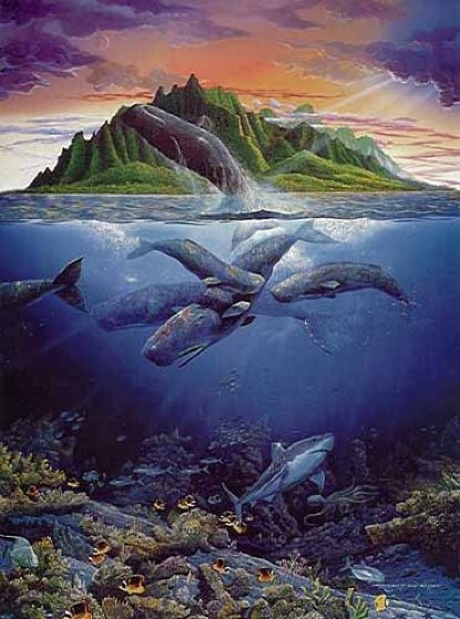 Then She Rises 1989 Limited Edition Print by Robert Lyn Nelson Then She Rises 1989 Limited Edition Print by Robert Lyn Nelson